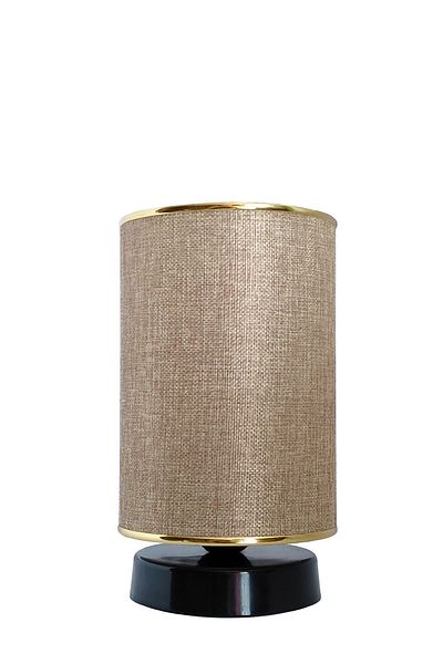 Eslight Dark Beige Animon Cylinder Design Table Lamp - Lampshade