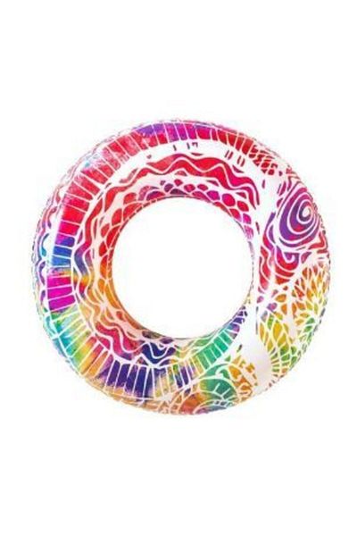 BESTWAY Red Inflatable Ring with Phosphorescent Handle 91 cm 36084