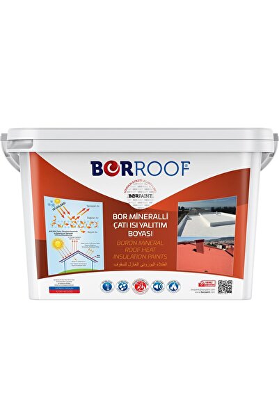 BORPAİNT Çatı Isı Yalıtım Boyası 10 kg