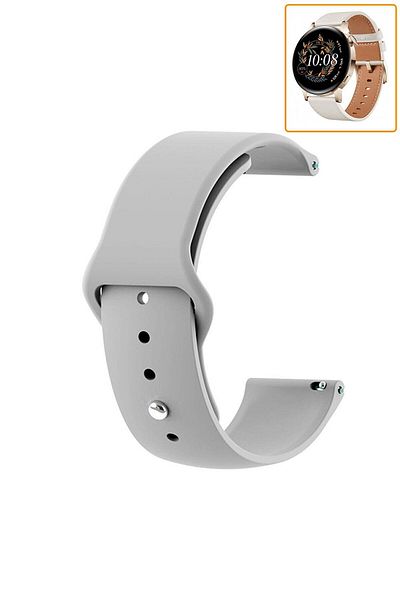 Nezih Case حزام ساعة Huawei Watch GT 3 الأنيق مقاس 42 مم متوافق مع حزام سيليكون ناعم الملمس مقاس 20 مم