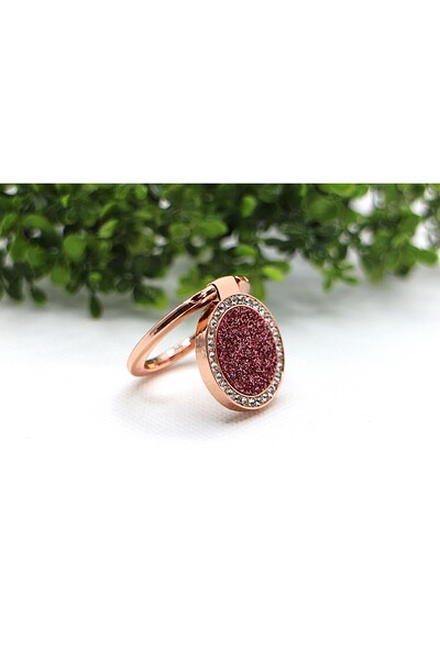 Tezcan Aksesuar Popsocket Telefon Tutacağı Yüzük Demir Model ve Taşlı Parmak Tutucu