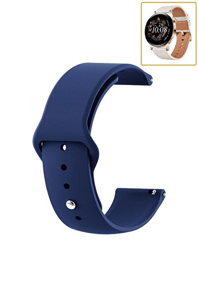 Nezih Case Huawei Watch Gt 3 Elegant 42mm Uyumlu Yumuşak Dokulu 20mm Silikon ...