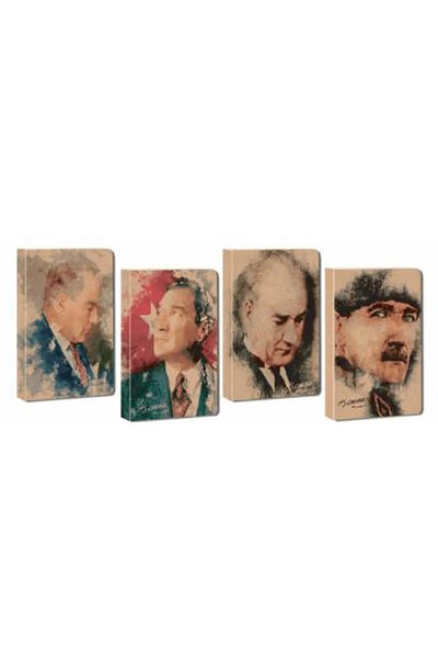 Keskin Colors لون حاد أتاتورك 14x20 80 ورقة غير مبطنة غطاء كرافت المفكرة