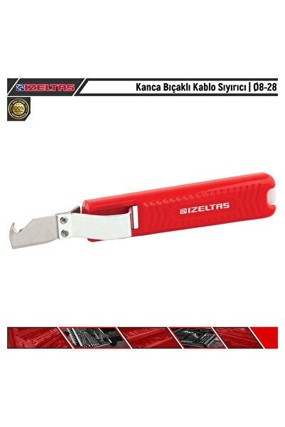 İzeltaş Kanca Bıçaklı Kablo Sıyırıcı | ?8-28