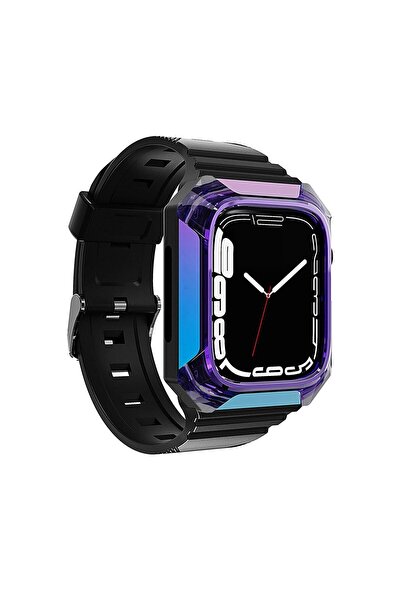 Nezih Case Apple Watch 2/3/4/5/6/7/8/se/ultra 42mm 44mm 45mm Uyumlu Kasa Koru...