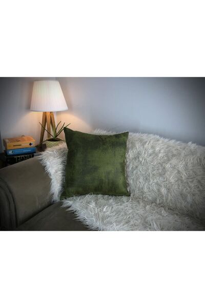 Markimo Home Zümrüt Yeşili Nubuk Kırlent Yastık Minder Kılıfı 2 Adet 45x45cm