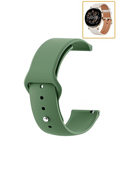 Nezih Case Huawei Watch Gt 3 Elegant 42mm Uyumlu Yumuşak Dokulu 20mm Silikon ...