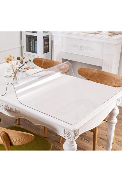 Plato واقي مفرش طاولة شفاف سميك لجميع المقاسات 1.4 ملم