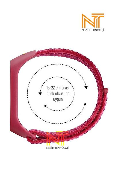 Nezih Case Xiaomi Mi Band 8/mi Band 9 تصميم قماش شبكي متوافق مع حزام/حزام رياضي ملون