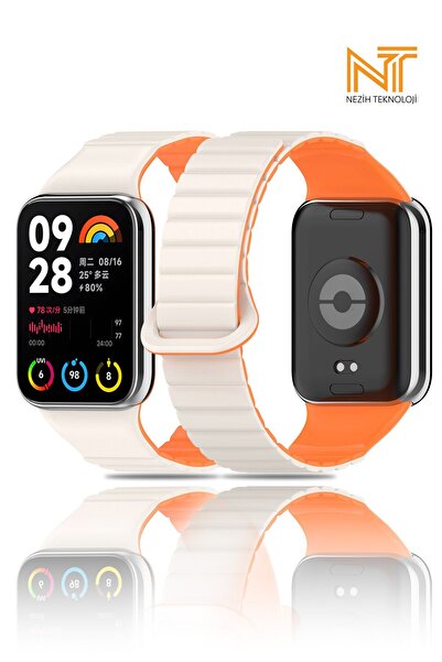Nezih Case Xiaomi Redmi Watch 4 / 5 / 6 / Band 8 Pro / Uyumlu Suni Deri Çift ...
