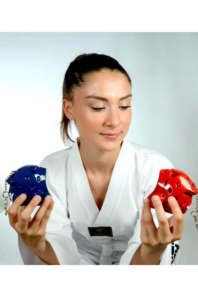 HAŞADO Mini Kask Anahtarlık Mavi