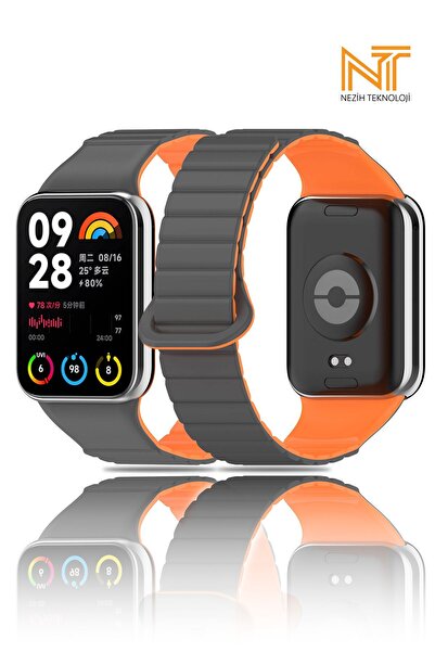 Nezih Case Xiaomi Redmi Watch 4 / 5 / 6 / Band 8 Pro / Uyumlu Suni Deri Çift ...