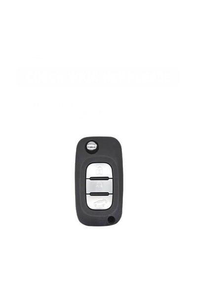 AYZ GARAGE Renault Fluence TPU Material Black Key Case