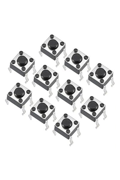 Arduino Projeleri Push Button 6x6x6 mm 4 Pin Push Buton 10 Adet