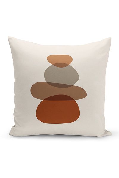 Bertille Home Series Minimalist Digital Printed Double Sided Throw Pillow Cover