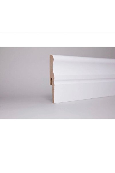 BY İSTANBUL Yalı Serisi U10 Saten Beyaz 10cm Pvc Süpürgelik