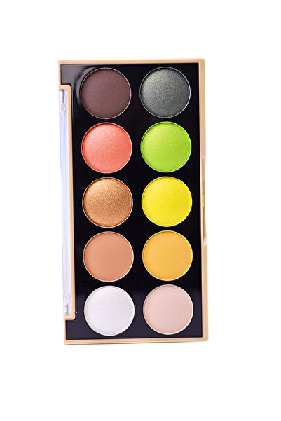 Lesvip's Mat & sedefli 10 renkli göz farı paleti