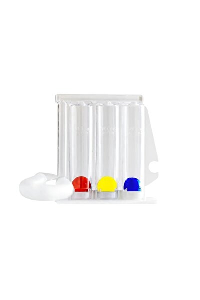 Aps Triflo Solunum Egzersiz Cihazı 3 Top Üfleme Toplu Nefes Egzersizi