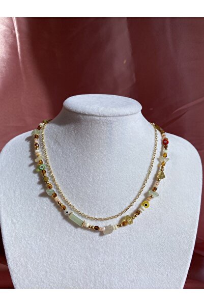 Hillshine Etnik Tasarım Zincirli Kolye