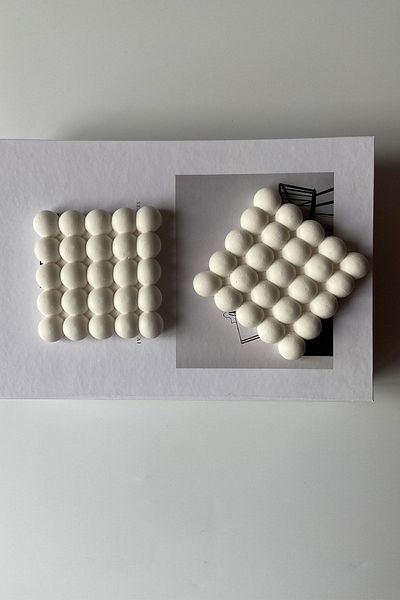 sin istanbul Set of 2 Bubble Coasters White
