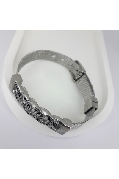 PİNA HEDİYELİK AKSESUAR Çelik Kelepçe Bileklik Sevgililer Günü Hediyesi Yılba...