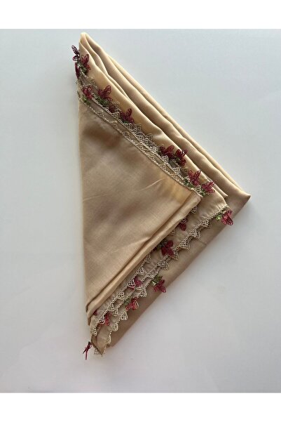 Şatilli Handmade Yazma oyalı yazma iğne oyalı yazma namaz başörtüsü eşarp