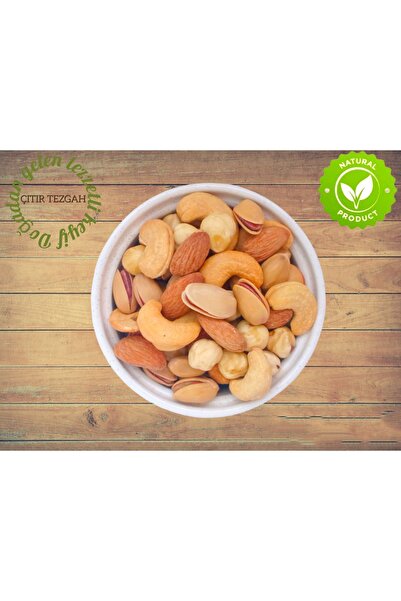 ÇITIR TEZGAH Lüx Karışık Kavrulmuş Kaju Antep Fıstığı Badem Fındık  Tuzlu Yer Fıstığı 250 gr