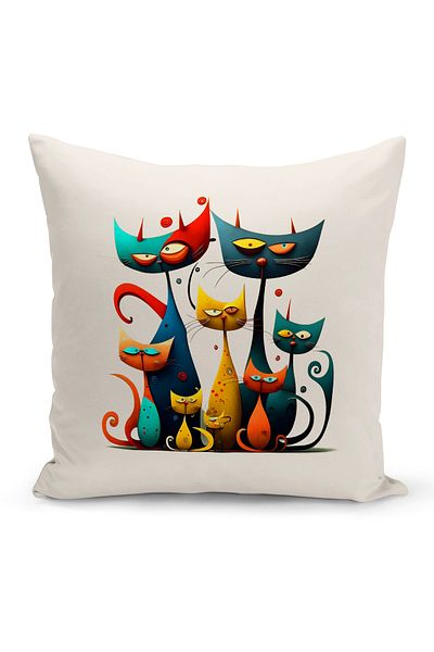 Bertille Home Σειρά Minimalist Digital Printed Κάλυμμα μαξιλαριού διπλής όψης