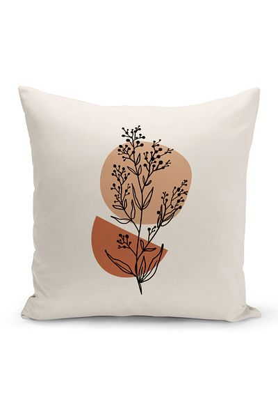 Bertille Home Σειρά Minimalist Digital Printed Κάλυμμα μαξιλαριού διπλής όψης