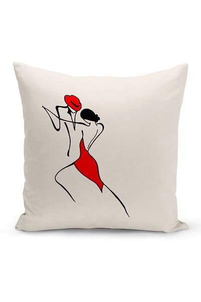Bertille Home Σειρά Minimalist Digital Printed Κάλυμμα μαξιλαριού διπλής όψης