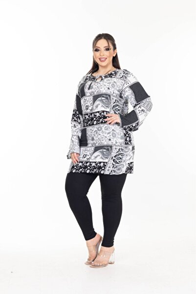 mervemoda Summer Viscose Women's Tunic - Woven