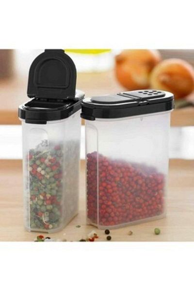 Tupperware Plastic Large Spice Bowl Set of 2 2 Pieces