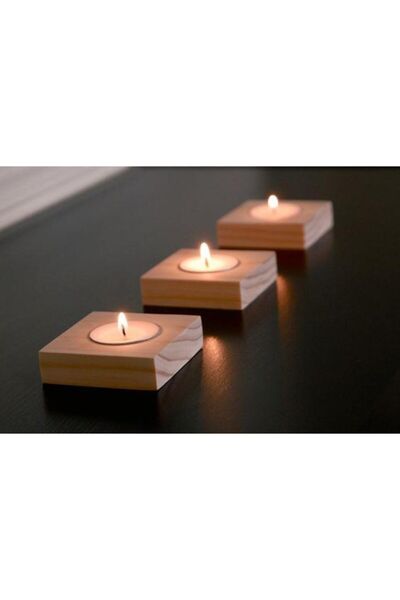 Zanaat Mumluk Dekoratif Slim Mumluk Tekli 3 Parça