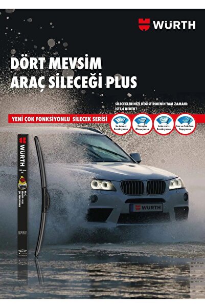 Würth WÜRTH SİLECEK SÜPÜRGESİ PLUS 600MM 9 APARATLI
