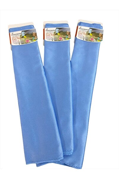 Mikrofiberim 3 Pack Quality Microfiber Auto Glass Wiping and Cleaning Cloth 50x70 Cm Mega Size