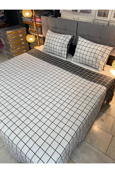 Sudemhome Set cuvertură de pat dublă King Size din bumbac - matlasată