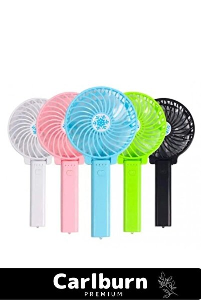 Carlburn Cep Boyu Usb Şarjlı 3 Kademeli Sessiz Taşınabilir Mini Fan Pervaneli Soğutucu Küçük Vantilatör