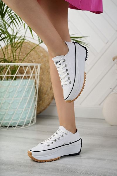 SHOEBOURNE Pantofi sport unisex Run Star Canvas albi