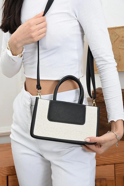 Daj Company Trendy Women's Mini Canvas Bag - For Hand and Shoulder