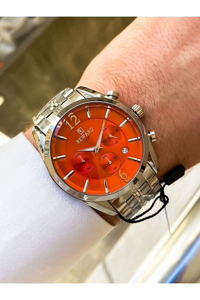 Reward 3 atm Waterproof Steel Stainless Men's Wrist Watch