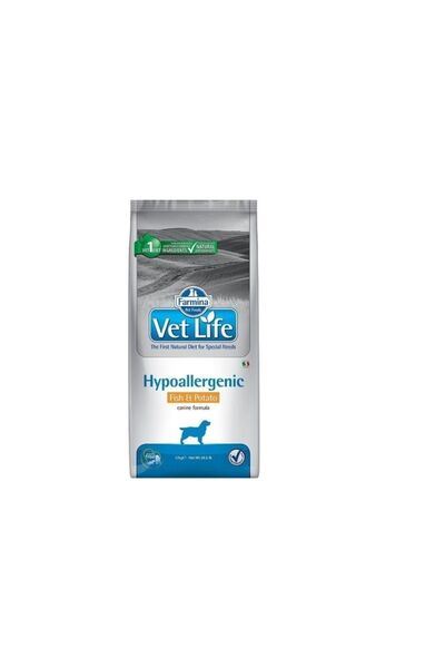 VETLİFE VET LIFE DOG HYPOALLERGENIC BALIKLI 12KG