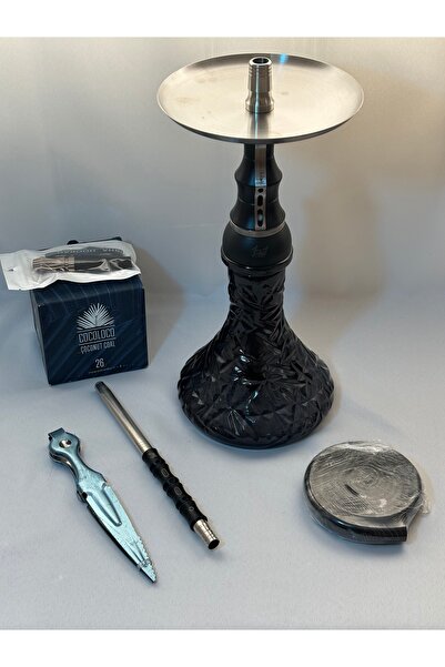 sarayhediye Alpha Beat Black Nargile Takımı