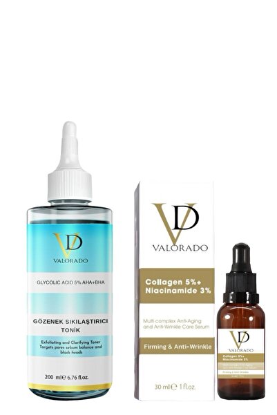Sivilce Akne Karşıtı Sebum Dengeleme Ve Gözenek Sıkılaştırmaya Yardımcı Bakım Seti 30 ml 200 ml