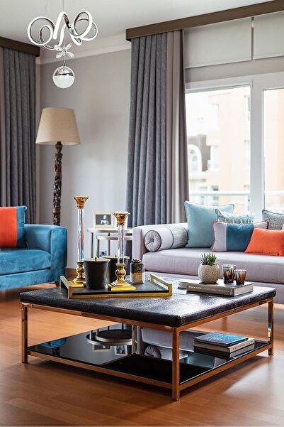 E2Light Modern Toplu( 3 Renk Modüllü ) Sarmal Led Avize