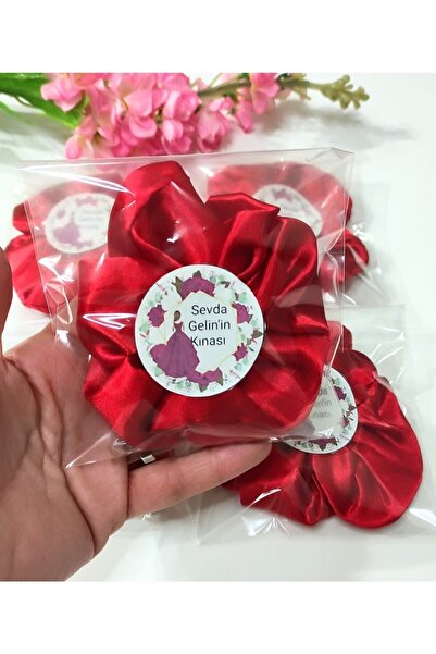 Nazenindusleri Kina, Nişan, Düğün_ Lastikli Saten Simit Toka 10 Paket