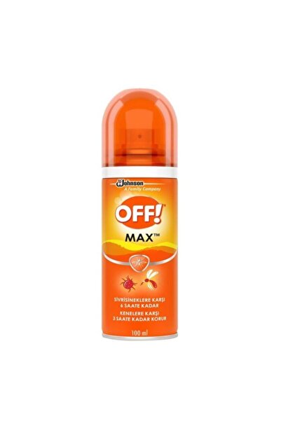 OFF ! 6 Saate Kadar Etki Sivrisinek Ve Kenelere Karşı Sinekkovar Sprey Max 10...