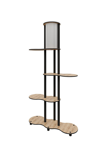 messer YENİ TRAVERS RAFLI LAMBADER SAFİR MEŞE