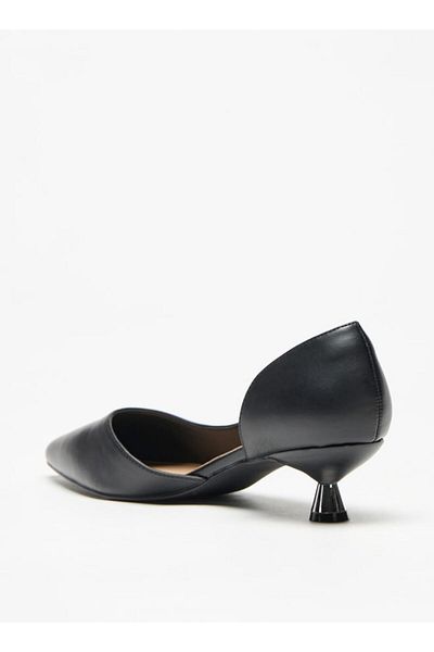 Flora Bella by Shoexpress Flora Bella Solid Slip-On Shoes with Kitten Heels