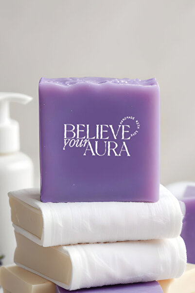 Believe Your Aura صابون اللافندر - صابون زيت اللافندر الطبيعي 100% مصنوع يدوي...