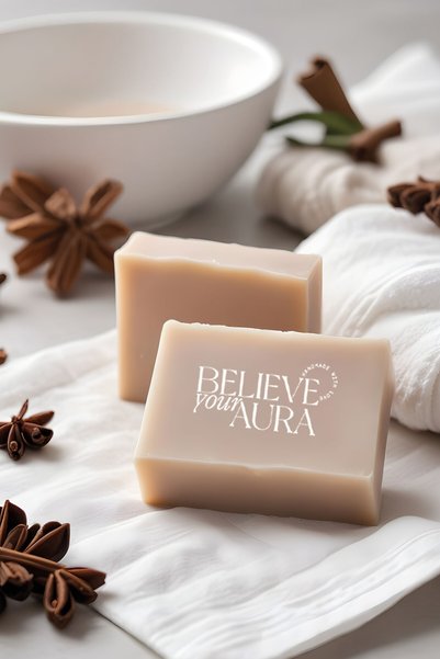 Believe Your Aura Clove Oil Soap - Handmade 100% Natural Clove Oil Soap - 120 Gr